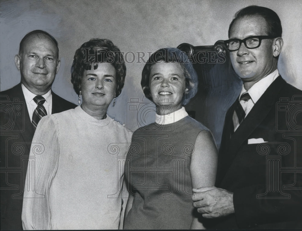 1970 Mr. and Mrs. James E. White, Birmingham, Party Hosts - Historic Images