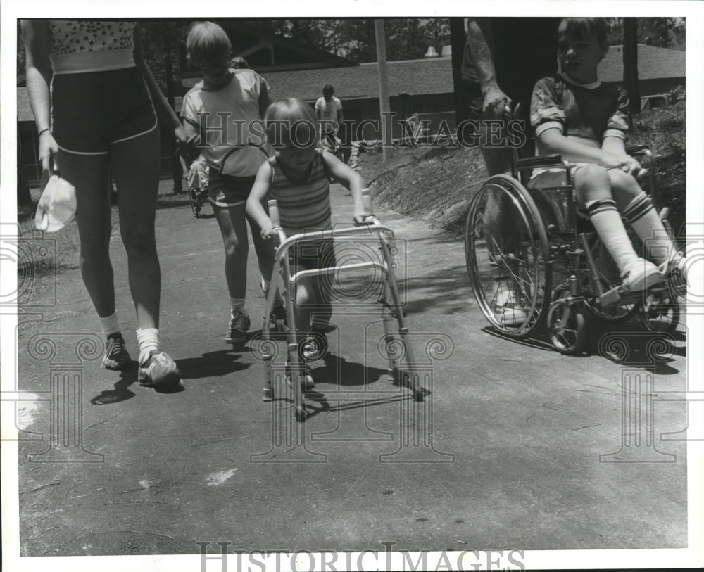 1980 Children at Alabama Special Camp for Children and Adults-Historic Images