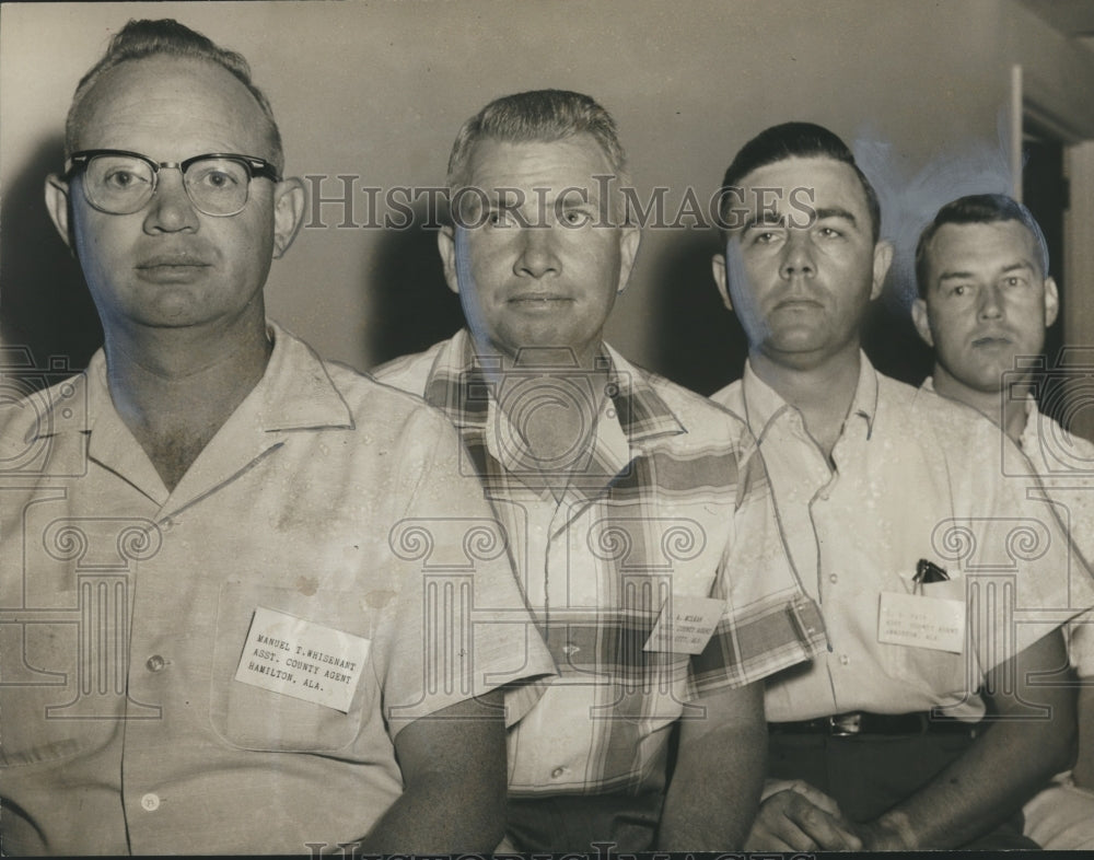 1961 Press Photo Assistant County Agents receive awards, Alabama - abna30027 - Historic Images