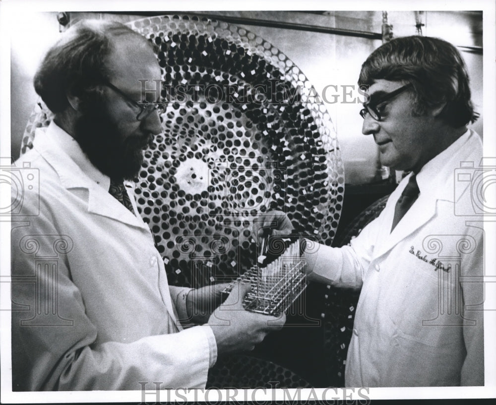 1977 Doctor Richard J. Whitley and Doctor Charles Alford, Scientists - Historic Images