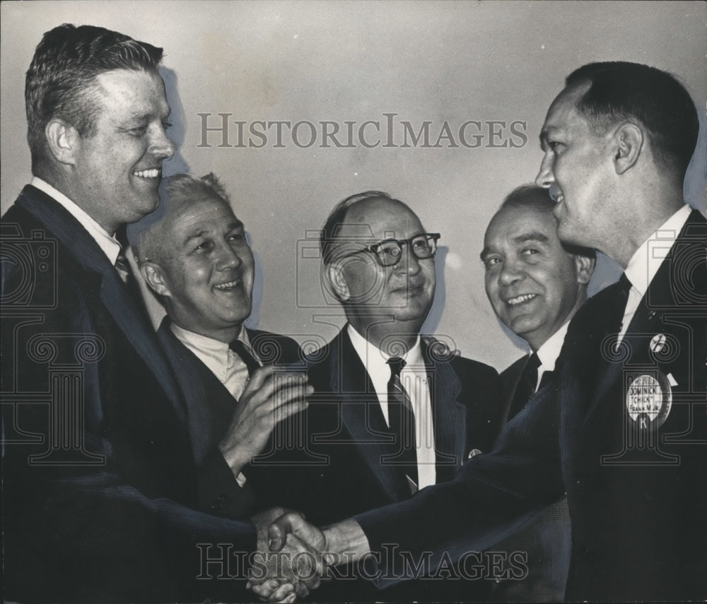 1965 Press Photo Birmingham, Alabama Kiwanis Club Officers - abna30069 - Historic Images