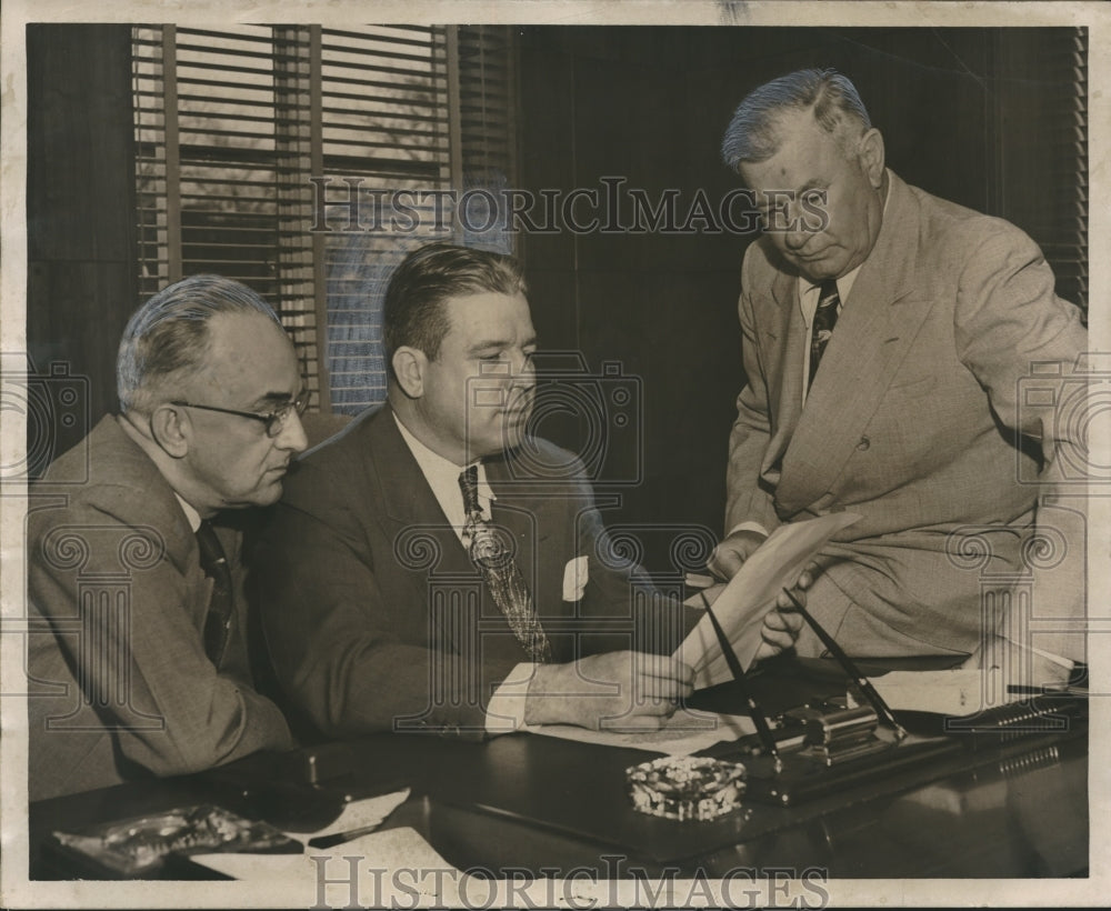 1952 Press Photo City Commissioners, Birmingham, Alabama - abna30128 - Historic Images