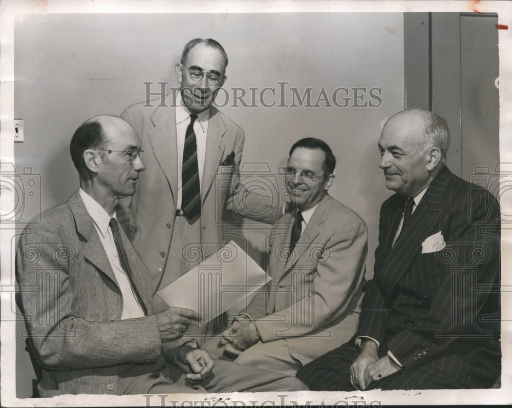 1951 Birmingham, Alabama Civil Defense League Wardens - Historic Images