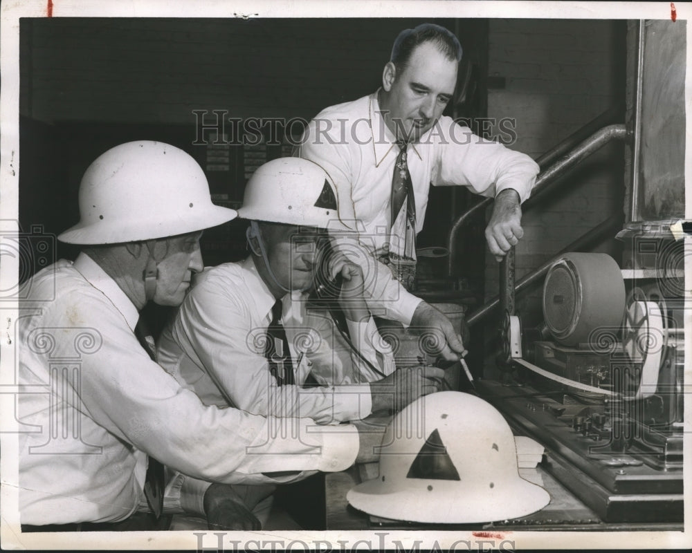 1951 Birmingham, Alabama Civilian League Wardens at Headquarters - Historic Images