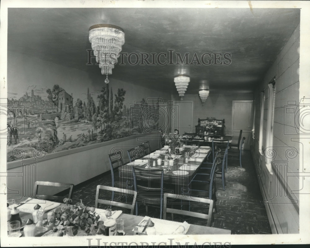 1952, Dining room at White-Douglas Home for Aged Women, Birmingham - Historic Images