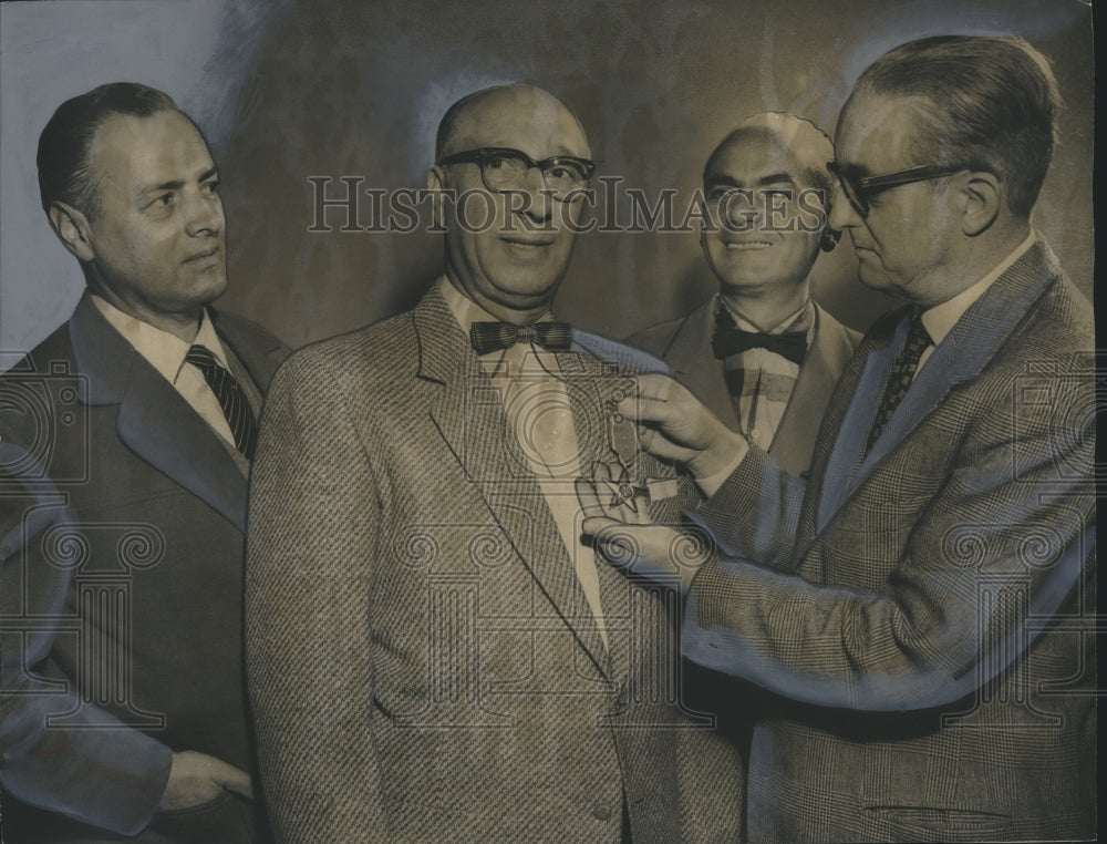 1958, Italian government honors Pat Vacca with Star of Solidarity - Historic Images