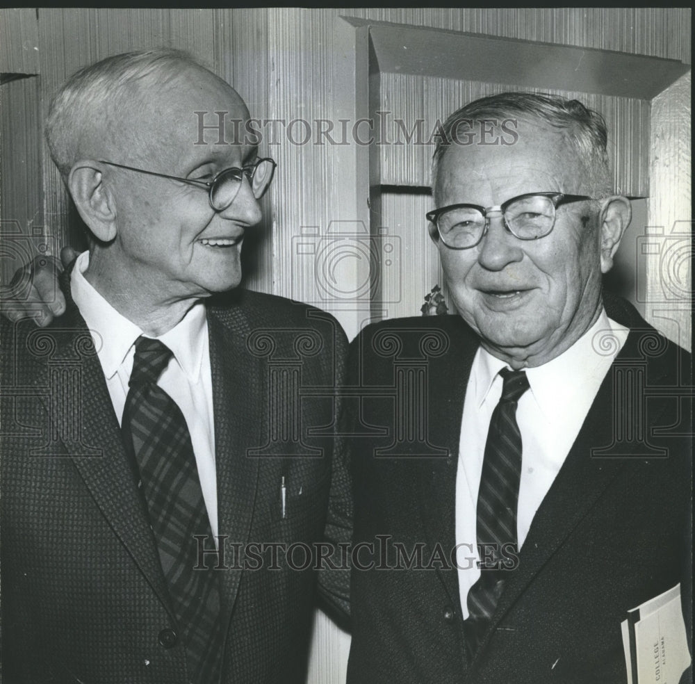 1963 Press Photo College trustees Dr. Paul Haley and Hill Ferguson in Birmingham - Historic Images