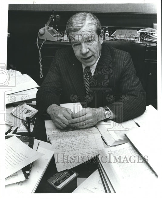 1980, E. B. Haltom Junior, Federal Judgeship Candidate, Judge Nominee - Historic Images