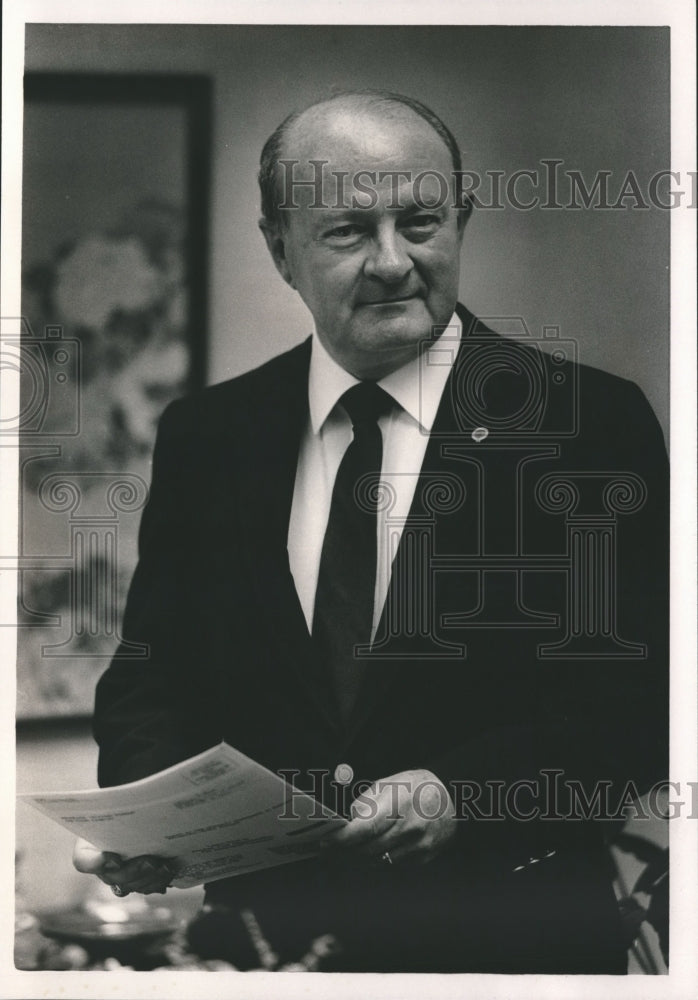 1989 Joseph Talmar, President of Enterprise State Junior College - Historic Images