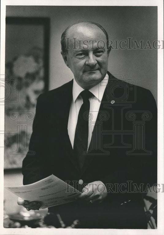 1989 Joseph Talmar, President of Enterprise State Junior College - Historic Images