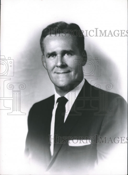 1970 Press Photo Albert P. Finch Junior, First National Bank of Birmingham - Historic Images