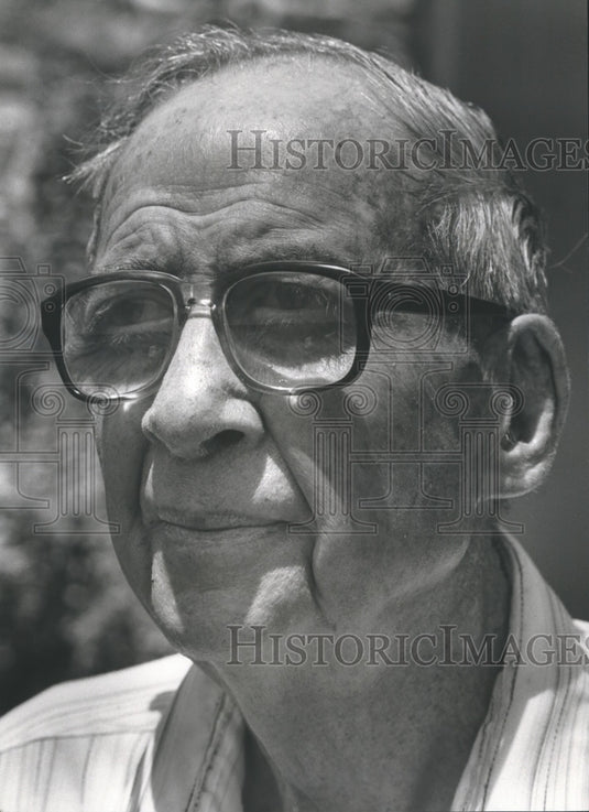 1982, Retired union worker Ruben Farr in Ashville - abna30514 - Historic Images