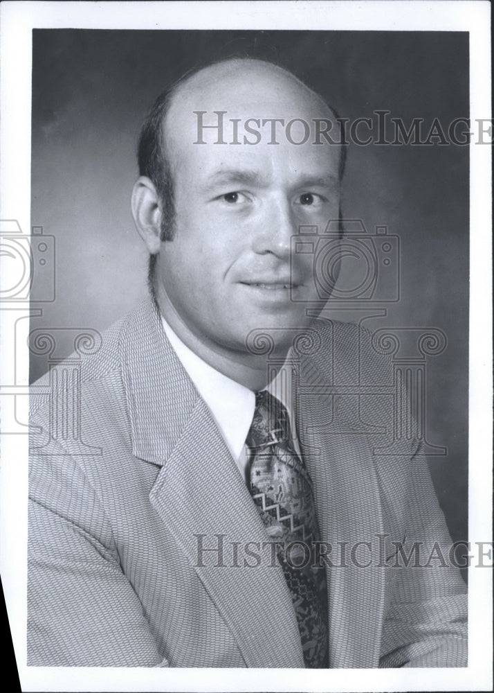 1975, Jack Hair, executive director of the Northeast Branch YMCA - Historic Images