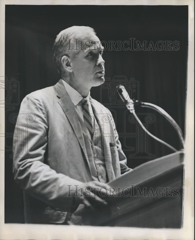 1964 Press Photo Colonel Henry Graham, Merger Leader - abna30566 - Historic Images