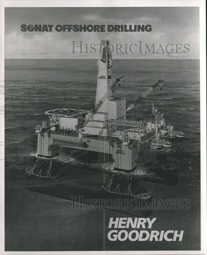 1985 Henry Goodrich, Sonat Offshore Drilling Advertisement - Historic Images