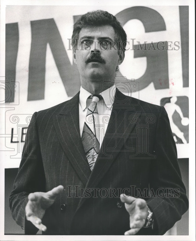 1981, CBA, Birmingham Manager Jim Goodman, Sports - abna30572 - Historic Images