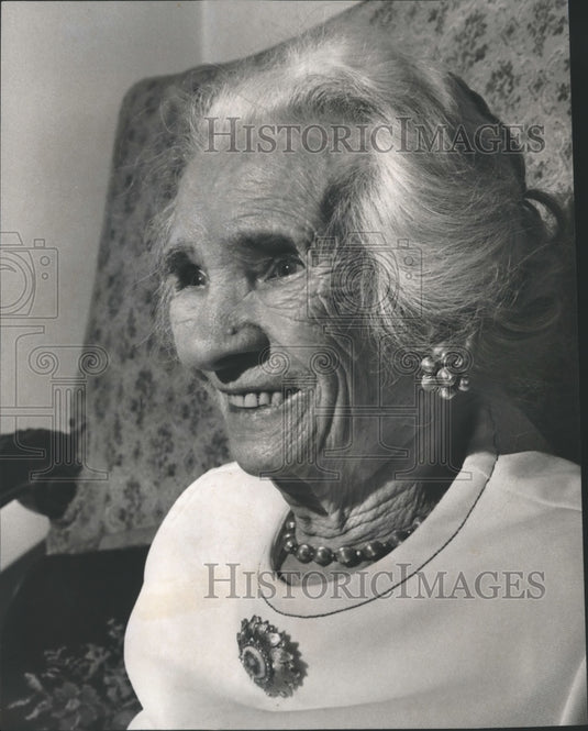 1977, Mrs. C. C. Godbey, 100 Year old Centenarian - abna30788 - Historic Images