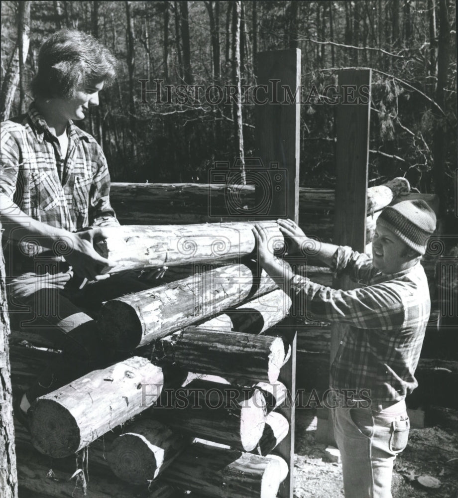 1978 Mac Gober and student Steve Jones at Teen Challenge Center - Historic Images