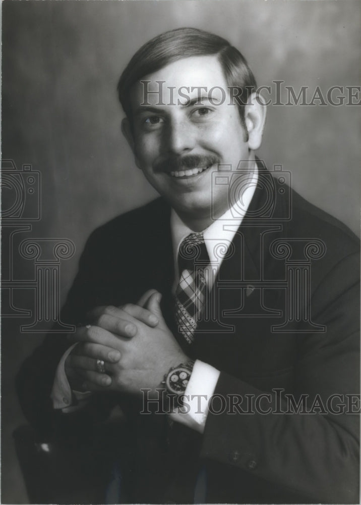 1973 Press Photo Phil Graf Junior, Jeff Land Title Services - abna30853 - Historic Images