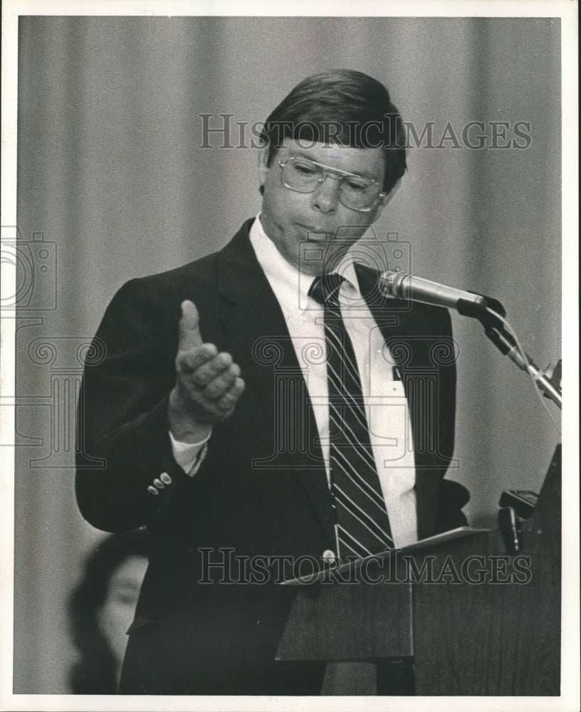 1985 Charles Graddick at Leeds High School, Alabama Attorney General - Historic Images