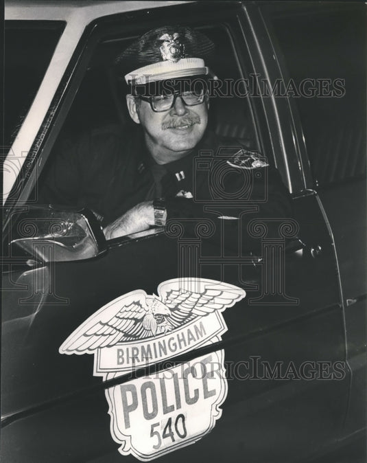 1983, Captain Carl Garrett, Birmingham, Alabama Policeman - abna30924 - Historic Images