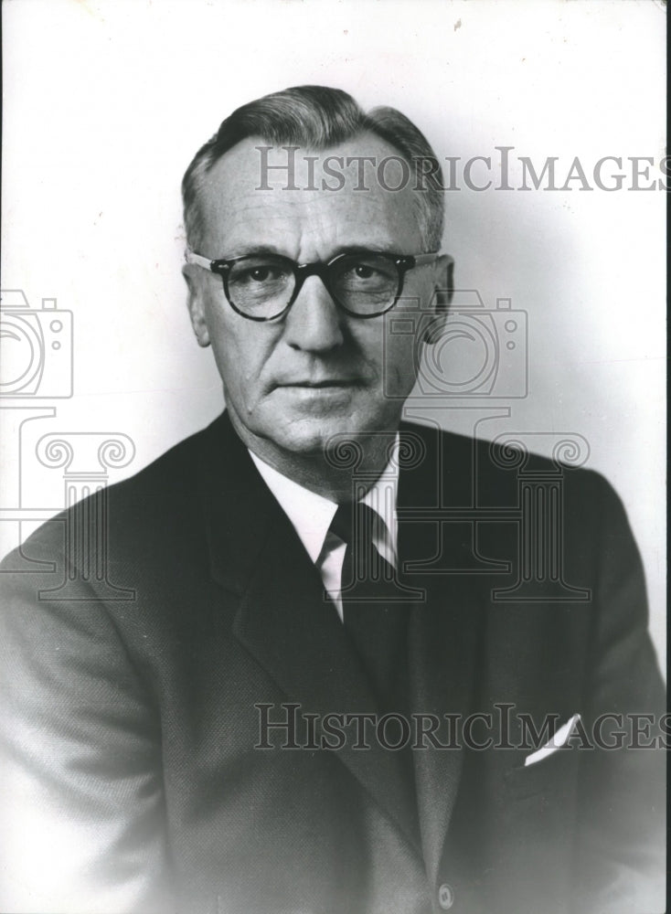 1960 Press Photo Clergyman Dr. Paul Hardin, Jr., First Methodist Church, Alabama - Historic Images