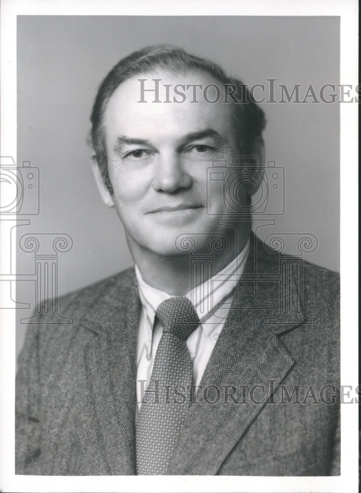 1971 James Gaskell, president of First National Bank of Montgomery - Historic Images