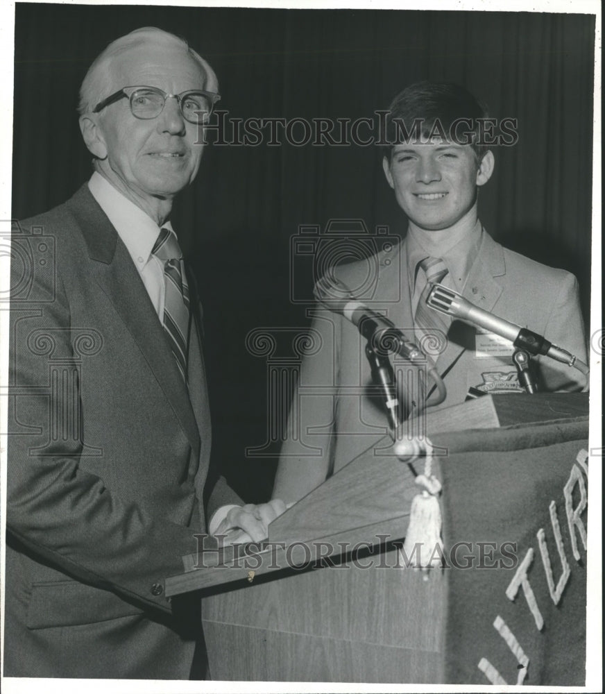 1971 Press Photo Doctor John Gersting, Staff of Birmingham Southern College - Historic Images