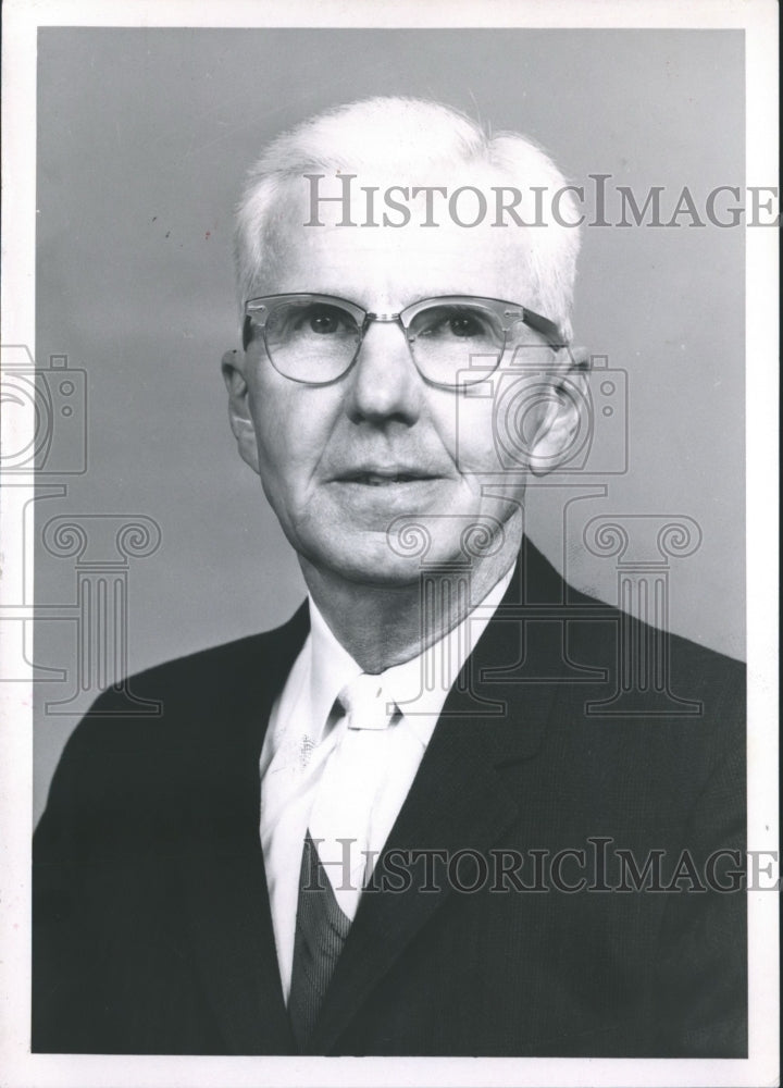 1966 Press Photo John M. Gersting, Birmingham Southern College Professor - Historic Images