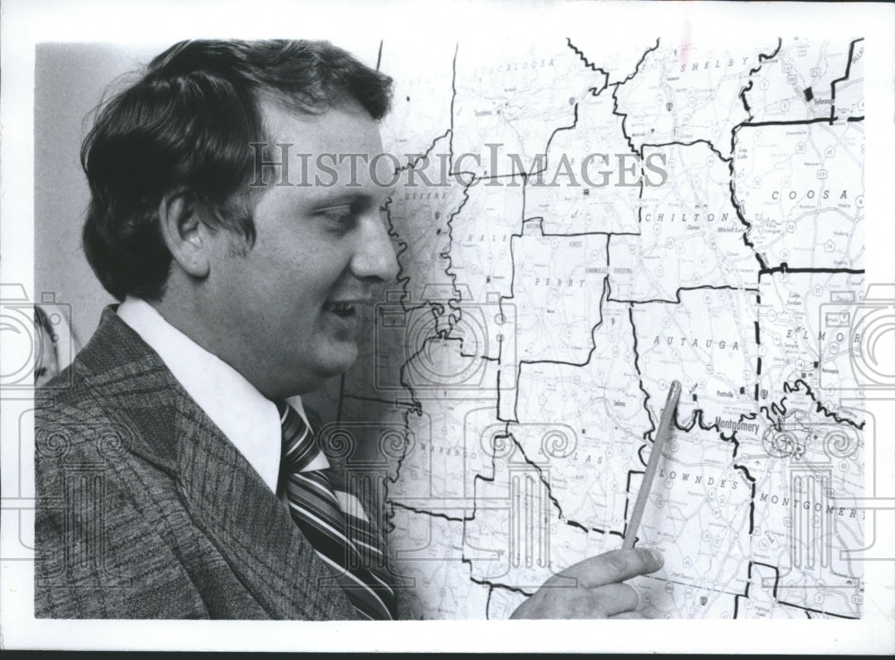 1974, Frank Filgo, Alabama Environmental Quality Association, and Map - Historic Images