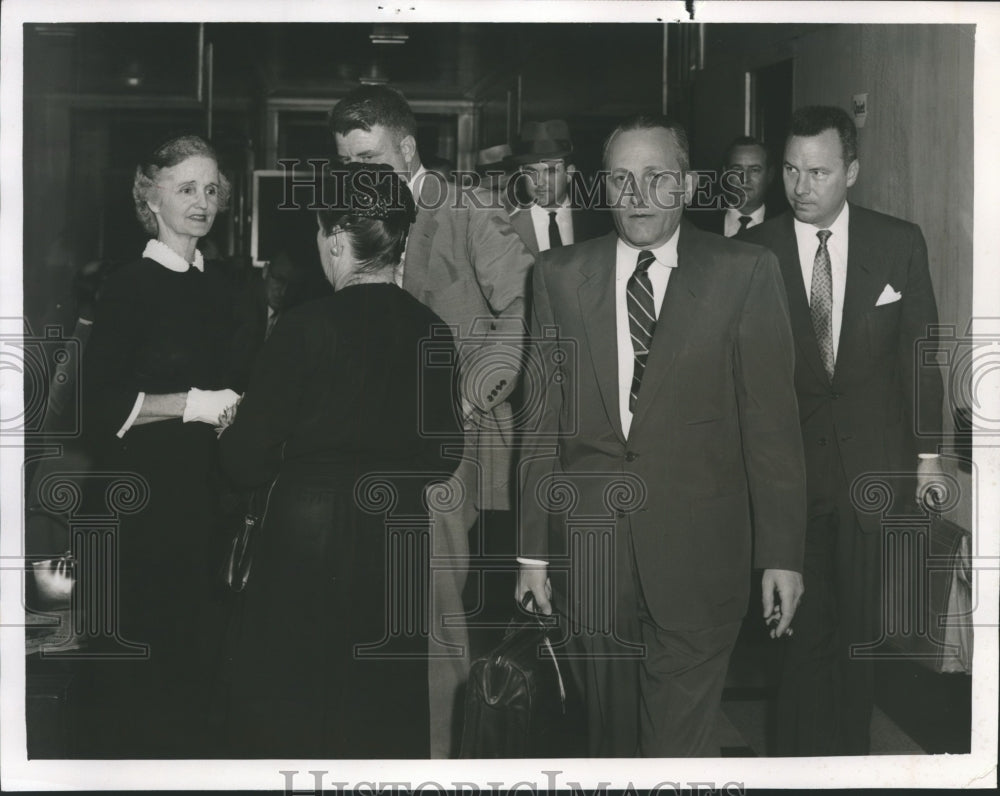 1955 Press Photo Trial of Arch Ferrell, Former Russell County Sol - abna31226 - Historic Images