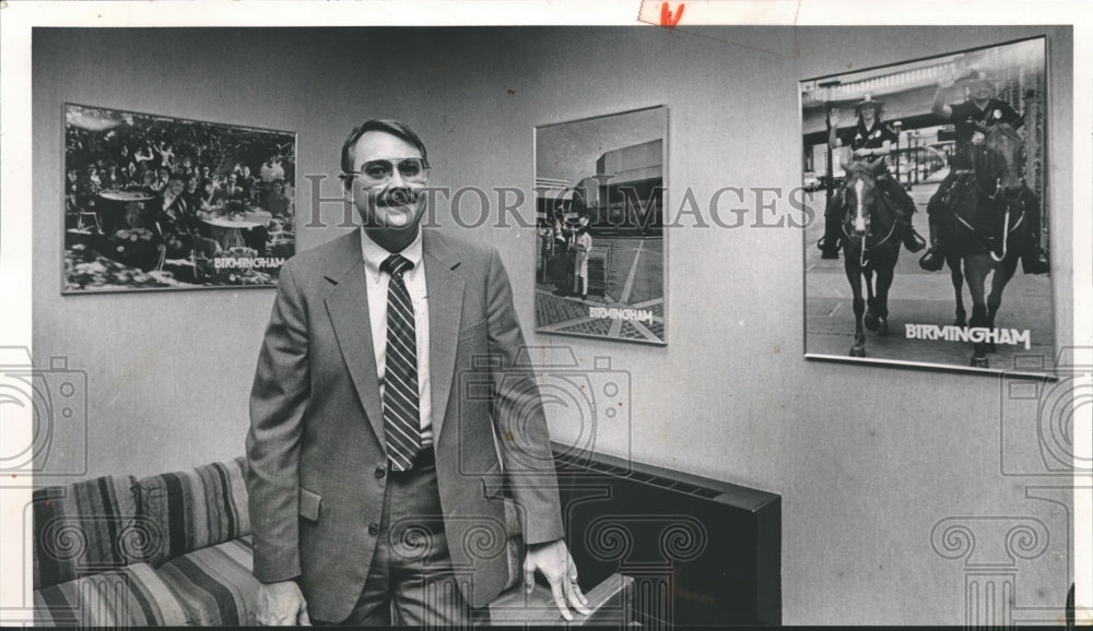 1986, Birmingham Convention &amp; Visitors Bureau Exec. Director Ed Hall - Historic Images