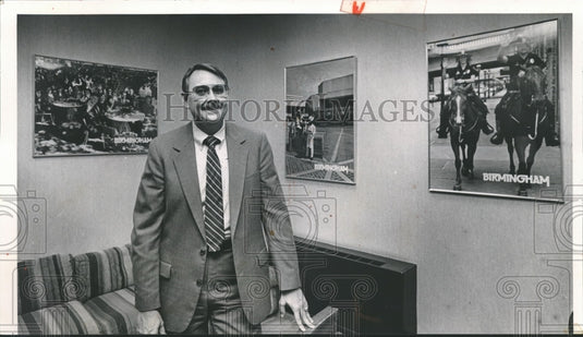 1986, Birmingham Convention & Visitors Bureau Exec. Director Ed Hall - Historic Images