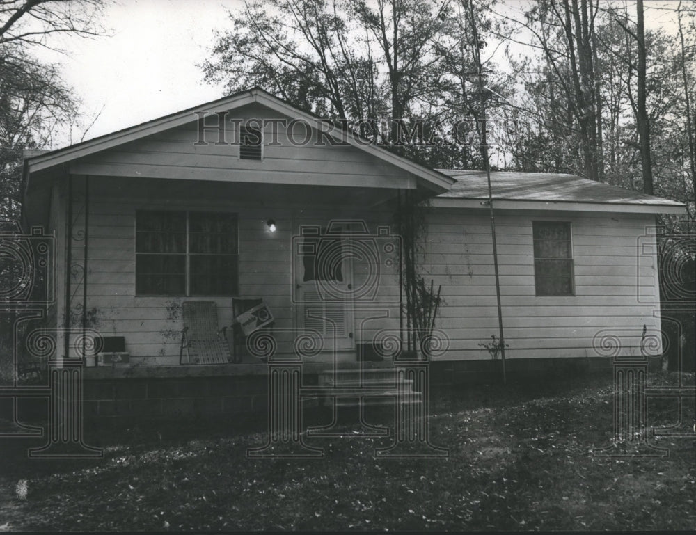 1965 Press Photo Home of Mrs. Ila Hall, Murder Victim, Alabama - abna31254 - Historic Images