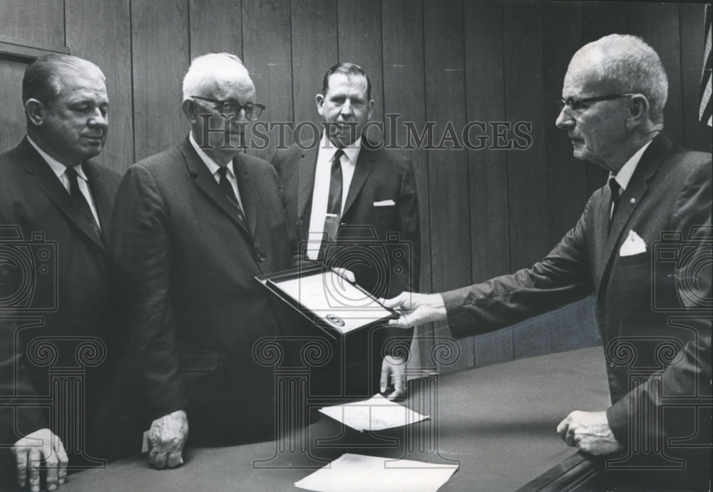 1966 County Commissioner E.H. Gilmore Presents Awards, Alabama - Historic Images