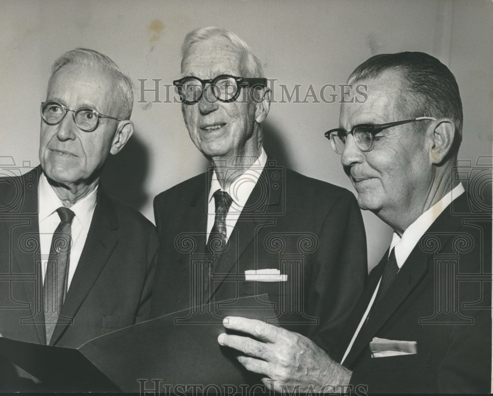 1964, Birmingham School Superintendents, Banks, Glenn and Wright - Historic Images