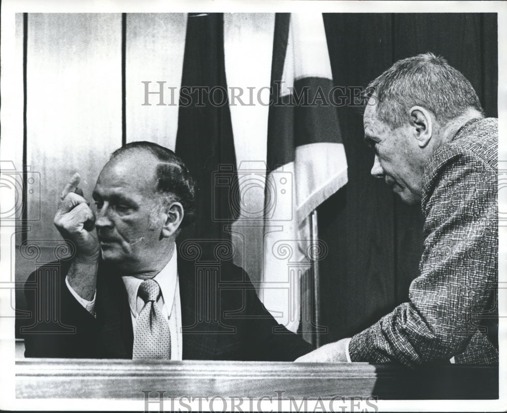 1974 Press Photo Tom Gloor, Jefferson County Commissioner, Alabama - abna31333 - Historic Images