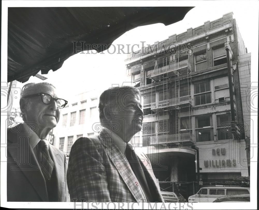 1980 Joe and Herman Goldstein of New Williams store, Alabama - Historic Images