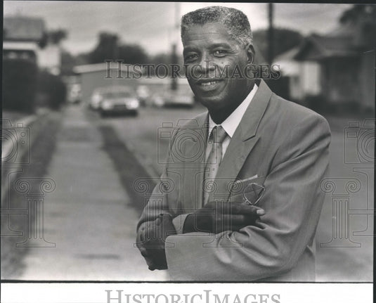 1988, Aldrich Gunn, President of Kingston Neighborhood Association - Historic Images