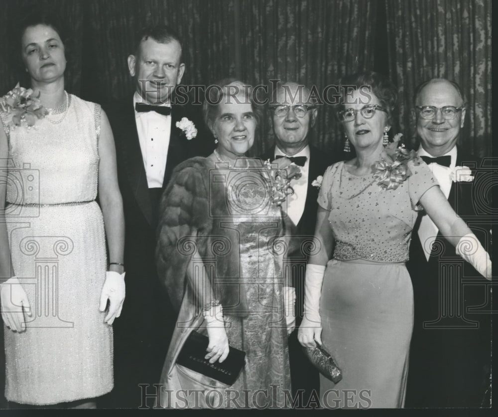 1964, Henry Goodrich &amp; others at Birmingham Engineering Council Party - Historic Images