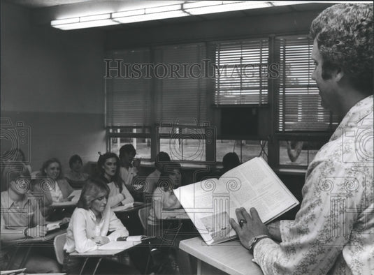 1982 Hasenbein teaches driver education at Gardendale High School - Historic Images