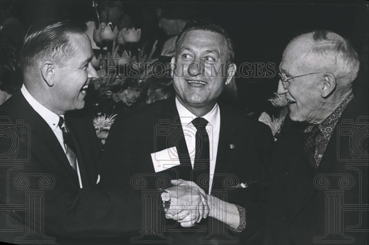 1965 Press Photo Howard College - Leslie Wright, Lewis Lohr, Earl Goodwin - Historic Images