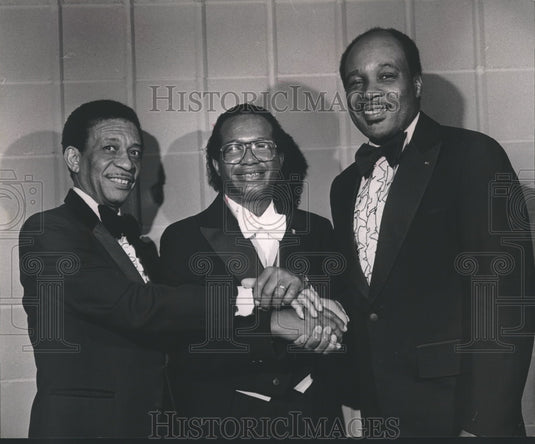 1984, Dr. Clarence Mitchell, Dr. William P. Green & Jeff Germany, AL - Historic Images