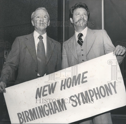 1978 Paul Germek, Birmingham Youth Symphony Conductor & Mr. Hess, AL - Historic Images