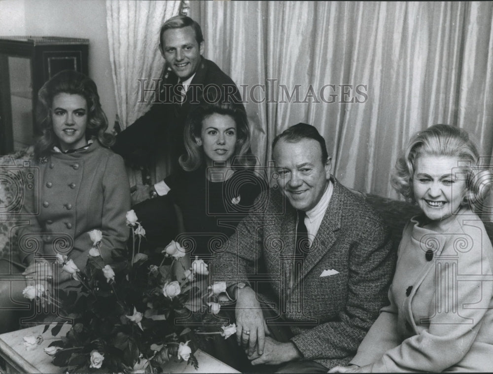 1968, Mr &amp; Mrs. William Hamilton, Alabama Scribblers &amp; party goers - Historic Images