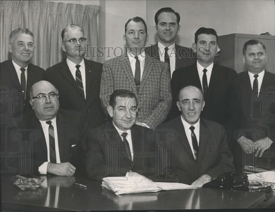 1966 Press Photo New officers of Food Chain Centers organization, Birmingham - Historic Images