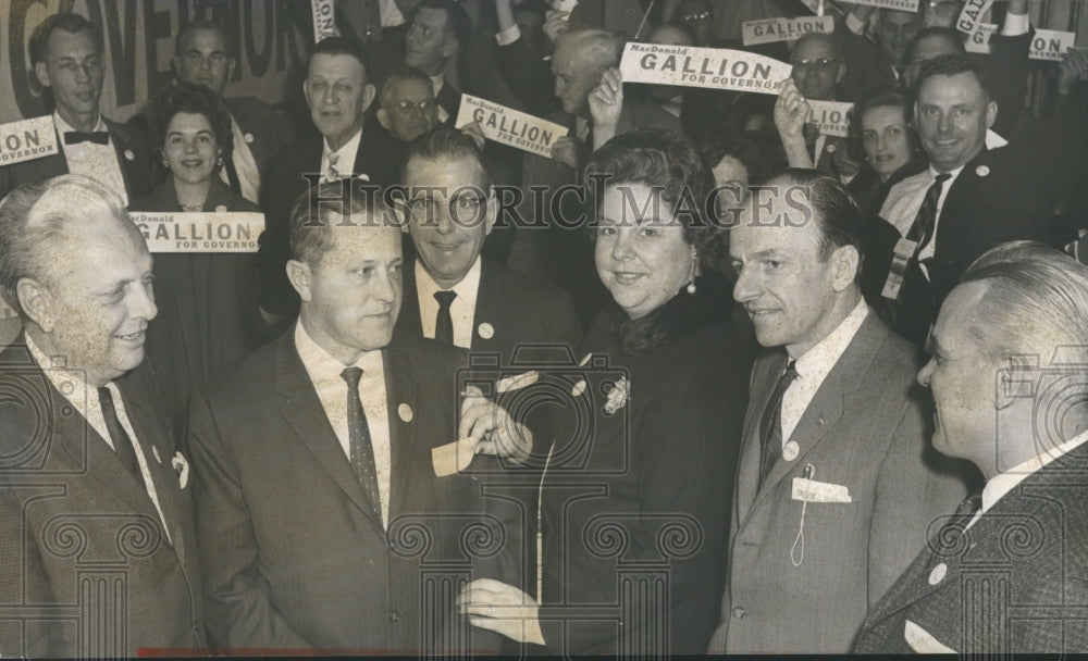 1962, Attorney General &amp; Mrs. Mac Donald Gallion rally - abna31554 - Historic Images