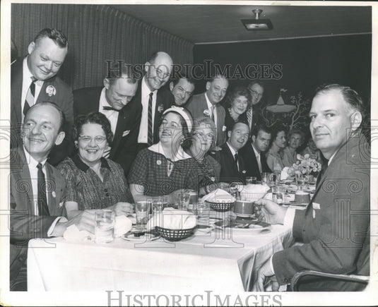 1962, Mac Donald Gallion, Candidate or Alabama Governor, dinner rally - Historic Images