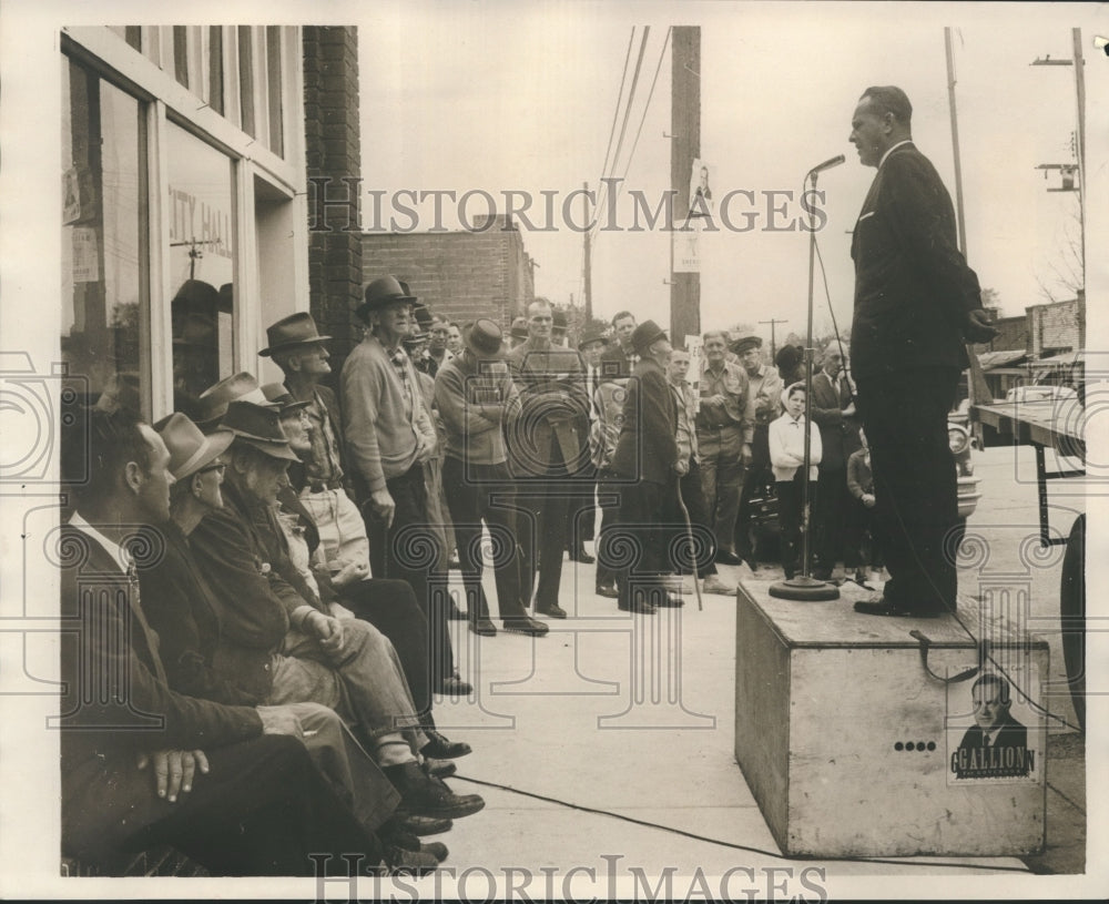 1962 Press Photo Attorney General Mac Donald Gallion, Candidate for Governor - Historic Images