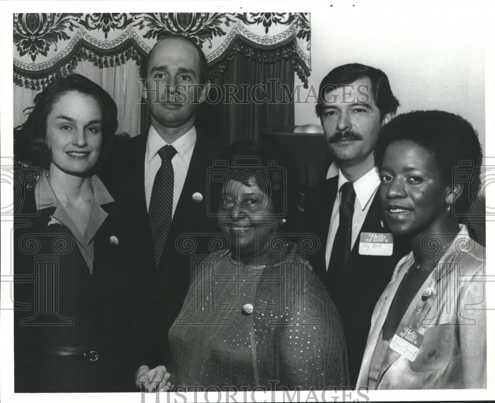 1980, Ms. A.G. Gaston, Wife of Birmingham Businessman, and Others - Historic Images